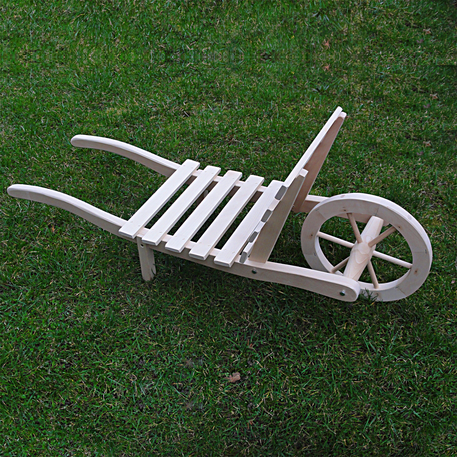 Wooden wheelbarrows